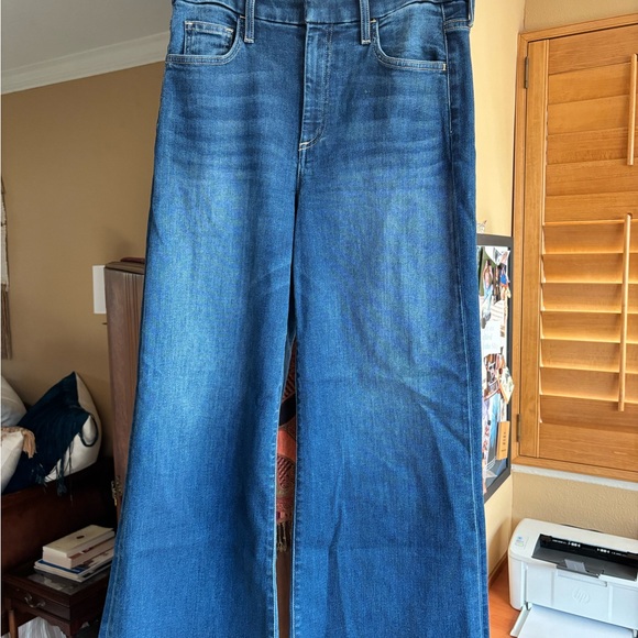 Frank and Eileen Blue Wide-Leg Crop Jeans - Picture 7 of 7